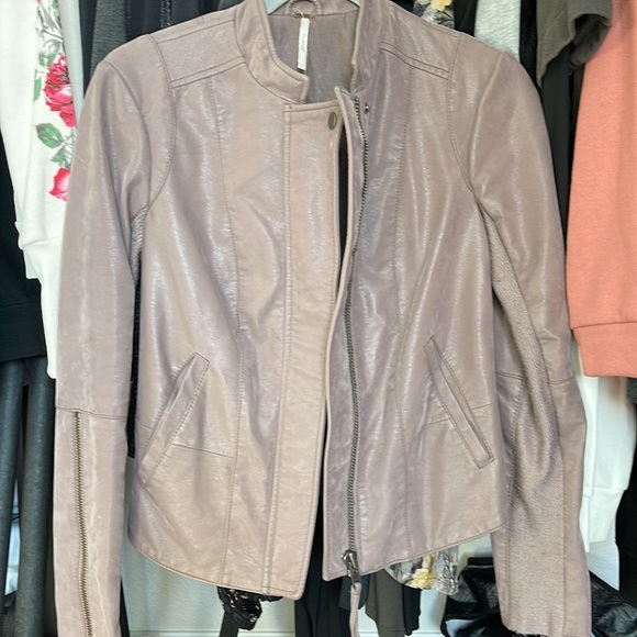 Free People Clean Vegan Faux Leather Jacket 2 - Picture 3 of 8